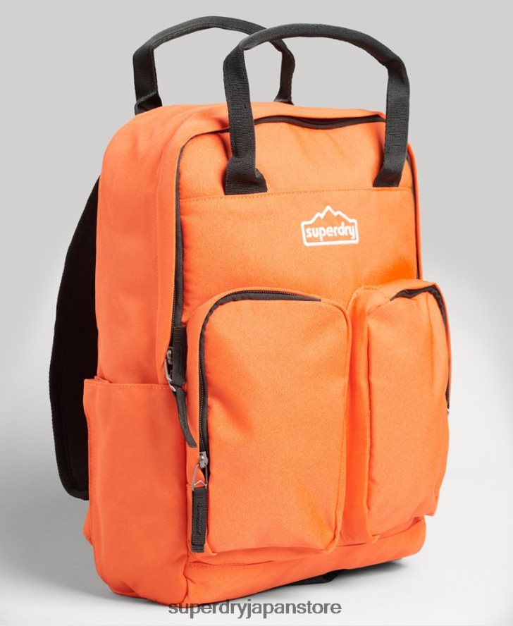 トップハンドルバックパック 男性 Superdry アクセサリー オレンジ 2J62PZ1662