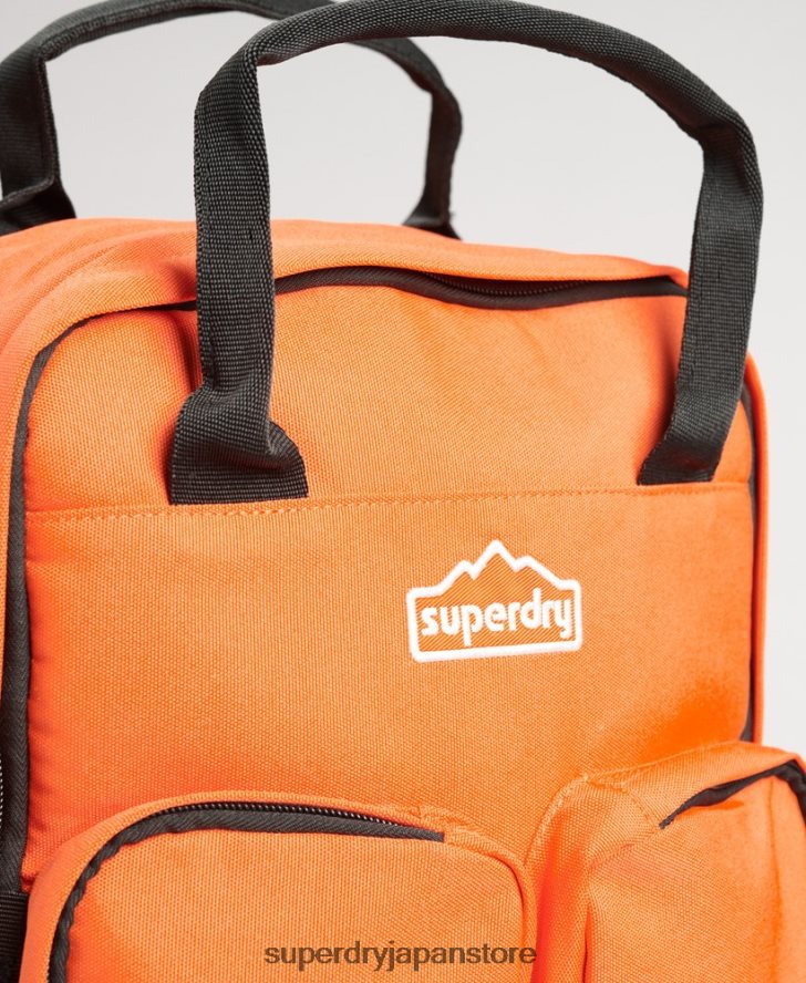 トップハンドルバックパック 男性 Superdry アクセサリー オレンジ 2J62PZ1662
