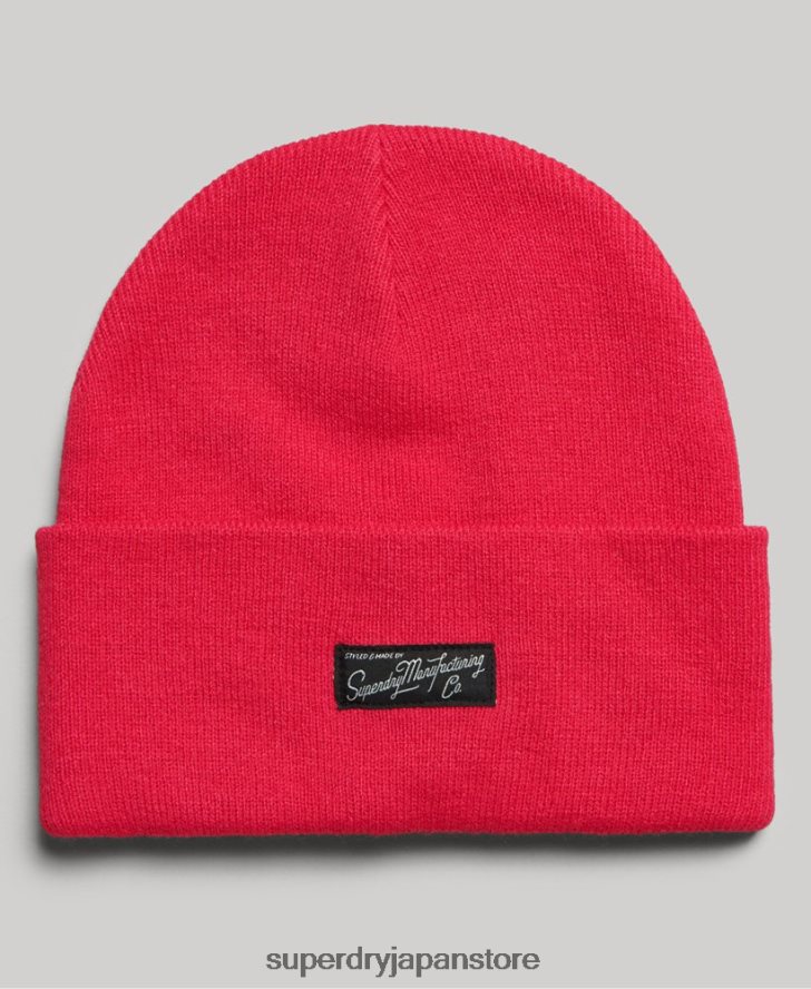 エッセンシャルロゴビーニー帽 女性 Superdry アクセサリー ピンク 2J62PZ1680