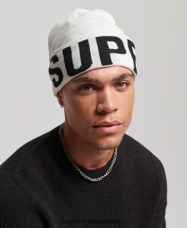 山編みの帽子 女性 Superdry アクセサリー 白 2J62PZ1690