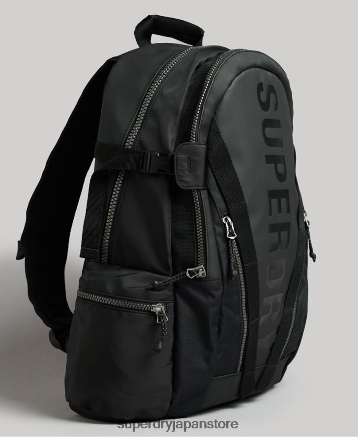 マウンテンタープグラフィックバックパック 男性 Superdry アクセサリー 黒 2J62PZ1696
