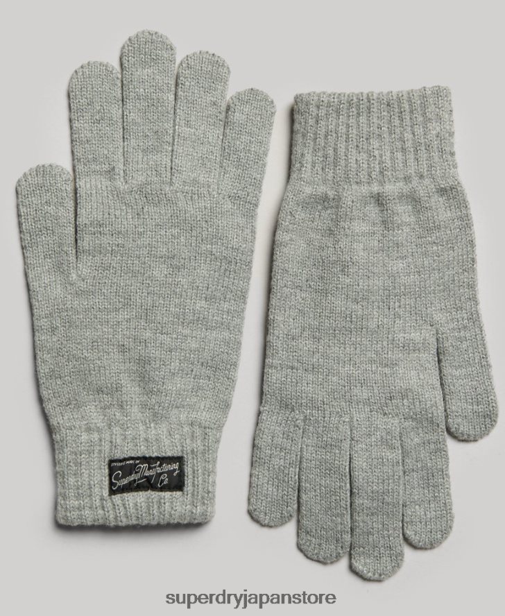 エッセンシャルロゴ手袋 女性 Superdry アクセサリー グレー 2J62PZ1700