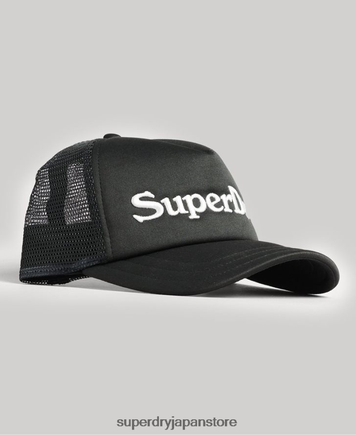 グラフィックトラッカーキャップ 男性 Superdry アクセサリー 濃い灰色 2J62PZ1708