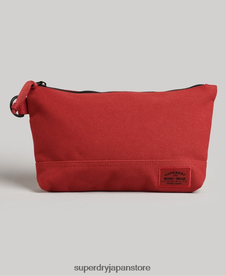 クラシックなウォッシュバッグ 男性 Superdry アクセサリー 赤 2J62PZ1716