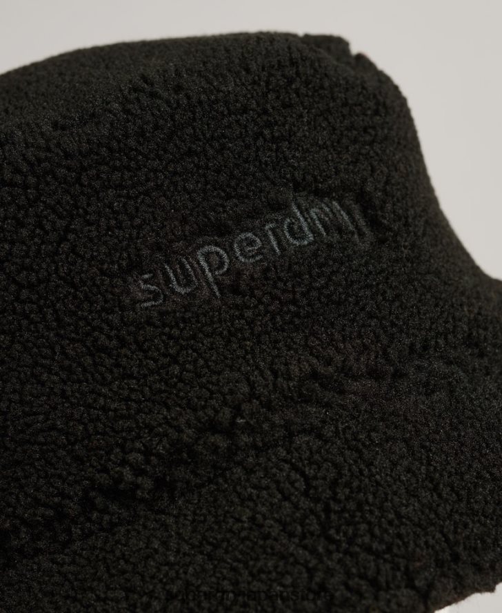 フリースバケットハット 男性 Superdry アクセサリー 黒 2J62PZ1718