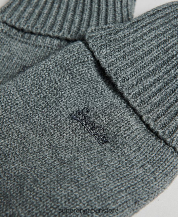 ヴィンテージロゴ手袋 男性 Superdry アクセサリー グレー 2J62PZ1725