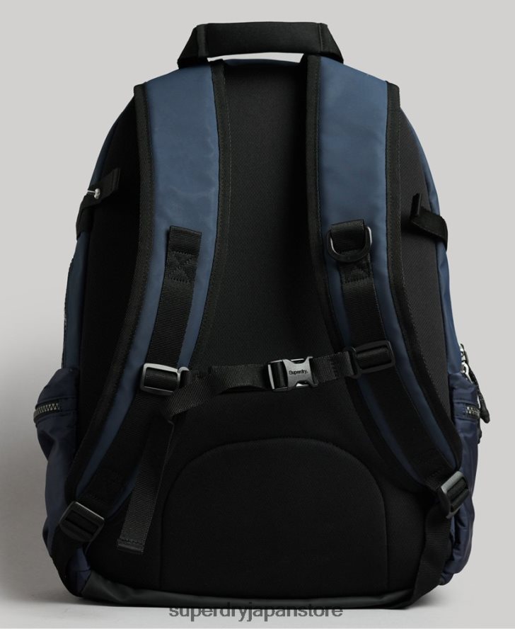 マウンテンタープグラフィックバックパック 男性 Superdry アクセサリー 海軍 2J62PZ1728