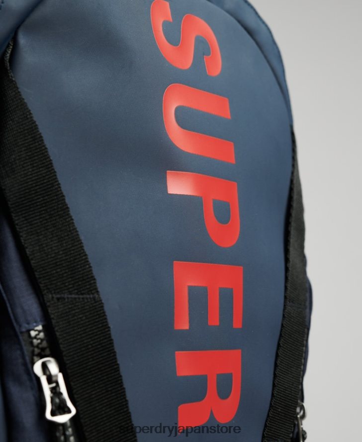 マウンテンタープグラフィックバックパック 男性 Superdry アクセサリー 海軍 2J62PZ1728