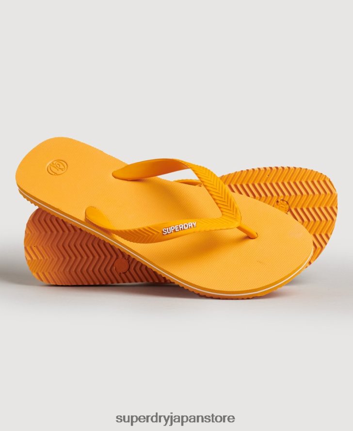 ヴィンテージクラシックビーチサンダル 男性 Superdry 靴 金 2J62PZ1730