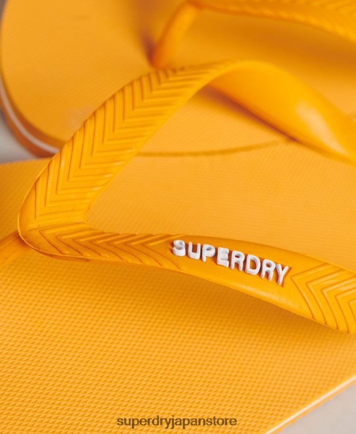 ヴィンテージクラシックビーチサンダル 男性 Superdry 靴 金 2J62PZ1730