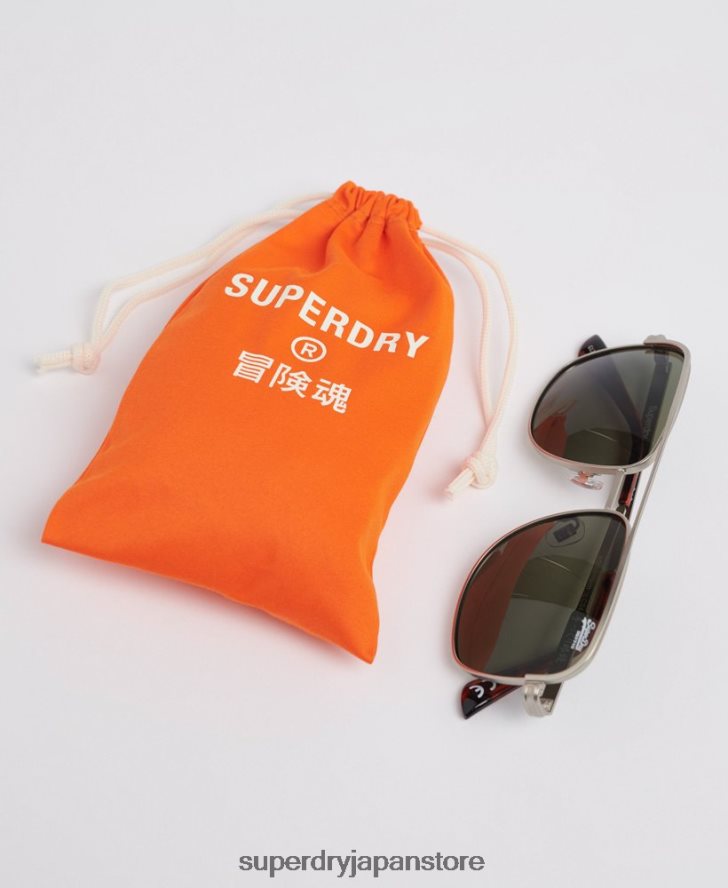 ハリソン サングラス 男性 Superdry アクセサリー 銀 2J62PZ1752