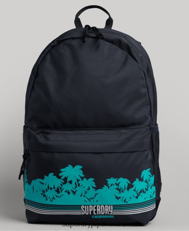 グラフィック モンタナ バックパック 女性 Superdry アクセサリー 海軍 2J62PZ1759