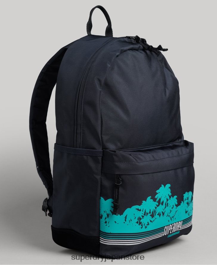 グラフィック モンタナ バックパック 女性 Superdry アクセサリー 海軍 2J62PZ1759