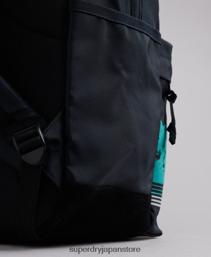 グラフィック モンタナ バックパック 女性 Superdry アクセサリー 海軍 2J62PZ1759
