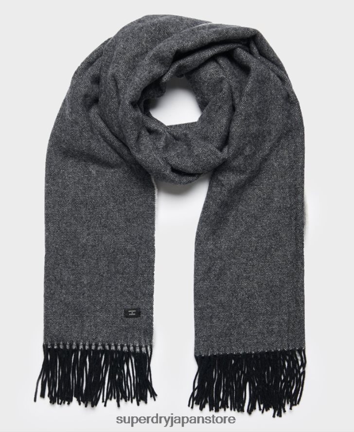 スタジオスカーフ 男性 Superdry アクセサリー 濃い灰色 2J62PZ1783