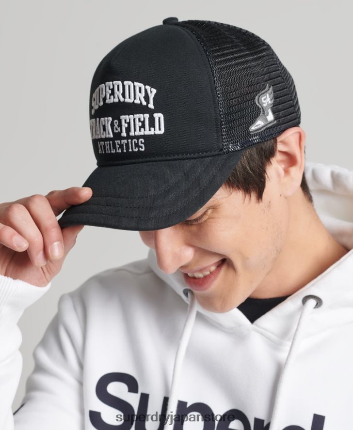 クラシックなトラッカーキャップ 男性 Superdry アクセサリー 黒 2J62PZ1790