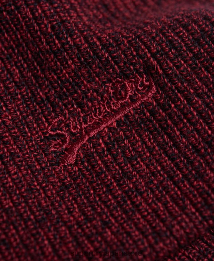 ヴィンテージロゴビーニー帽 男性 Superdry アクセサリー 赤 2J62PZ1792