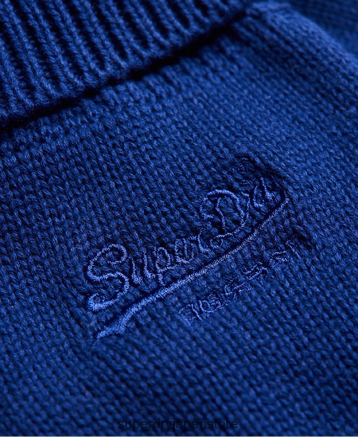 ヴィンテージロゴのクラシックな手袋 男性 Superdry アクセサリー 青 2J62PZ1800