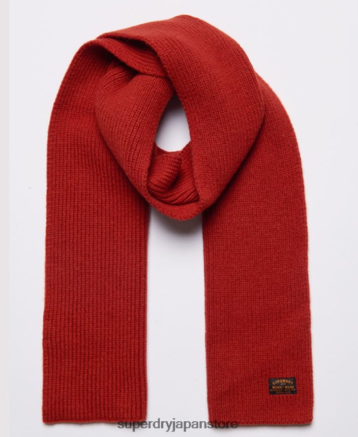 レーダースカーフ 男性 Superdry アクセサリー 赤 2J62PZ1817