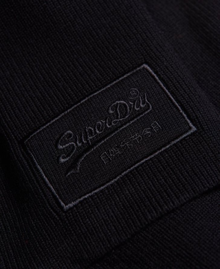 ヴィンテージロゴクラシックスカーフ 男性 Superdry アクセサリー 黒 2J62PZ1818