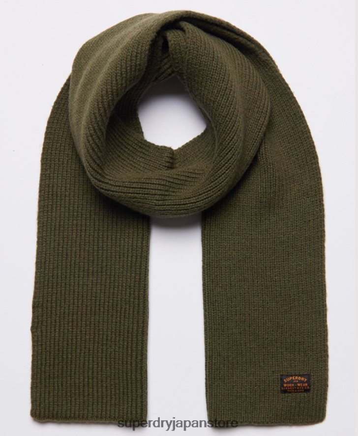 レーダースカーフ 男性 Superdry アクセサリー 緑 2J62PZ1819