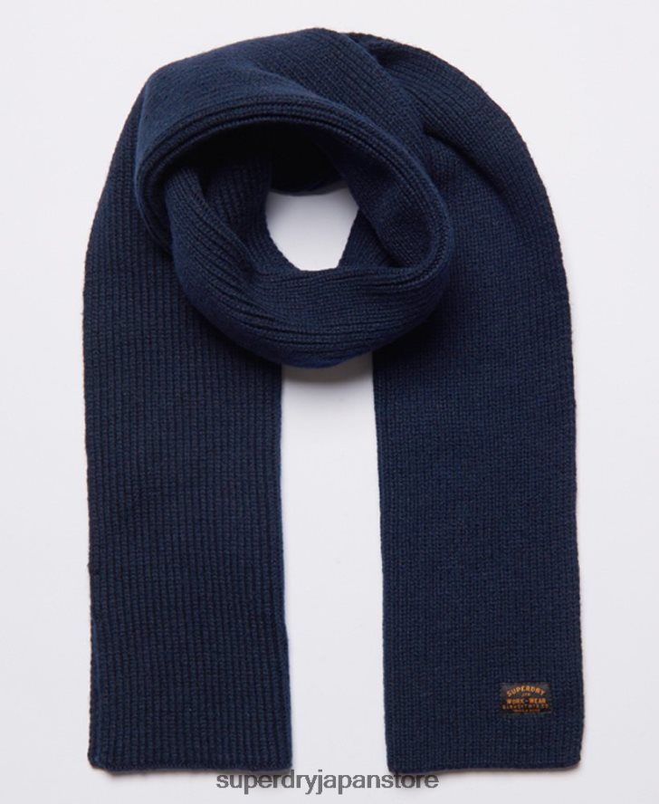 レーダースカーフ 男性 Superdry アクセサリー 海軍 2J62PZ1825