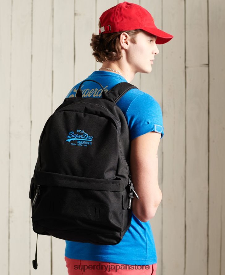 ヴィンテージロゴモンタナリュックサック 男性 Superdry アクセサリー 黒 2J62PZ1837