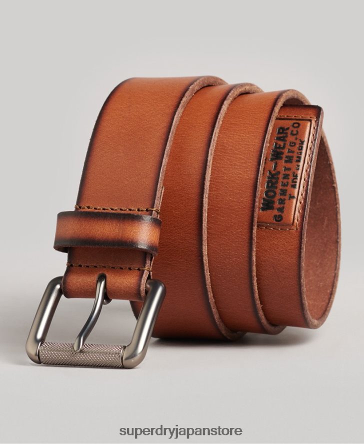 バッジマンベルト 男性 Superdry アクセサリー 黄褐色 2J62PZ1844