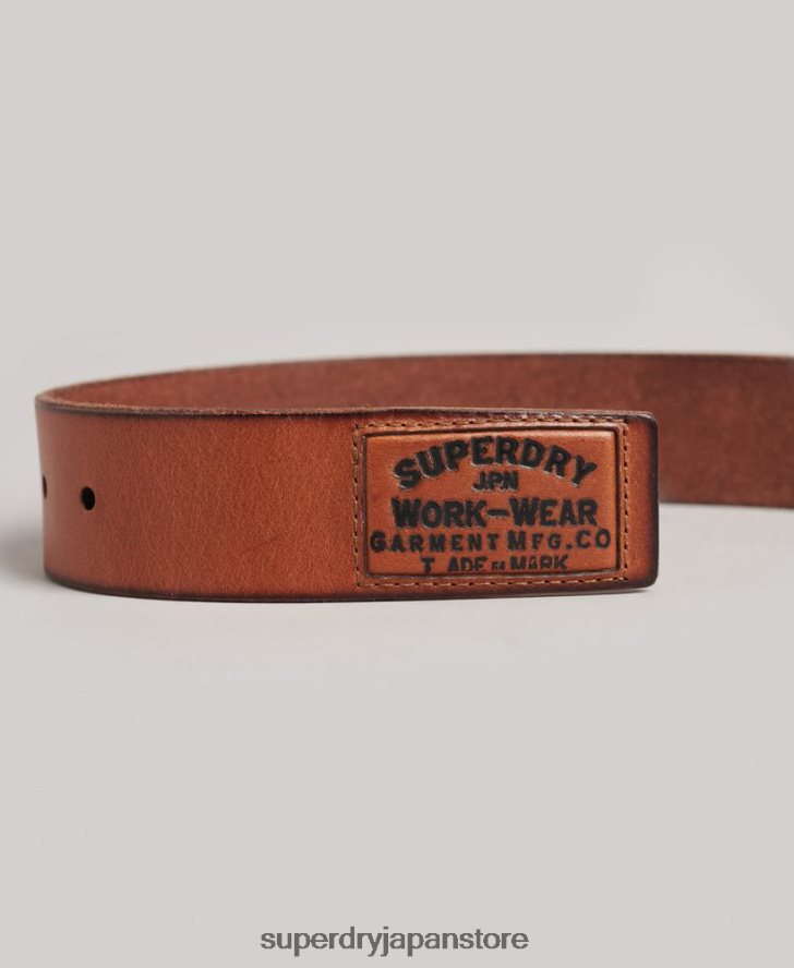 バッジマンベルト 男性 Superdry アクセサリー 黄褐色 2J62PZ1844