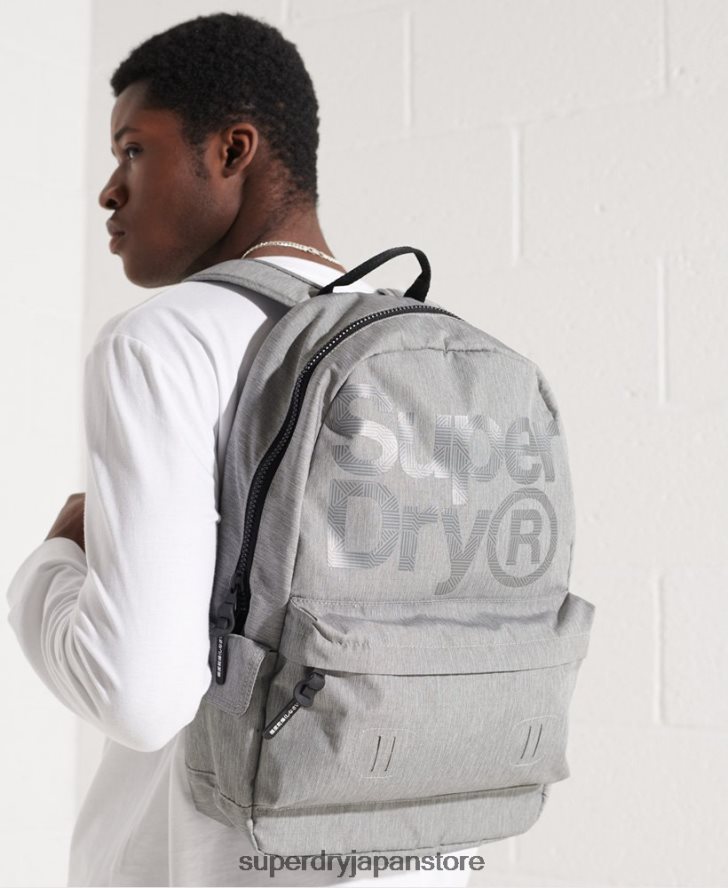 ロゴ モンタナ リュックサック 男性 Superdry アクセサリー グレー 2J62PZ1852