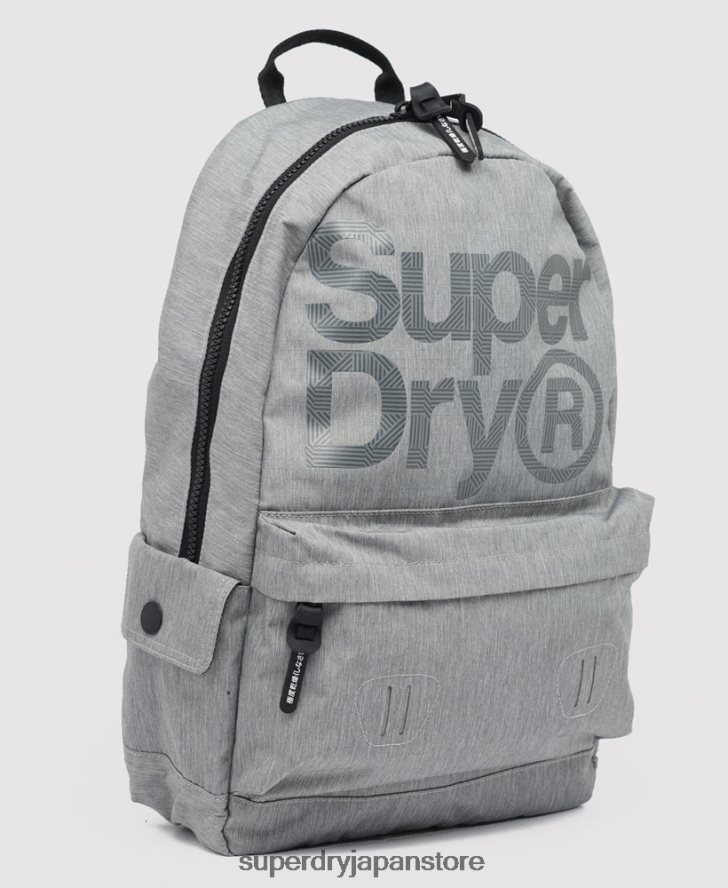 ロゴ モンタナ リュックサック 男性 Superdry アクセサリー グレー 2J62PZ1852