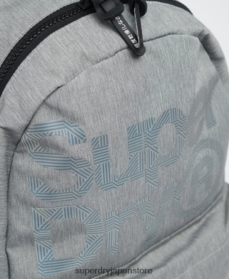 ロゴ モンタナ リュックサック 男性 Superdry アクセサリー グレー 2J62PZ1852
