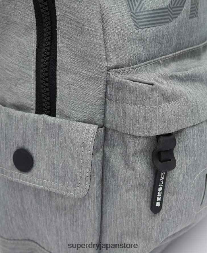 ロゴ モンタナ リュックサック 男性 Superdry アクセサリー グレー 2J62PZ1852