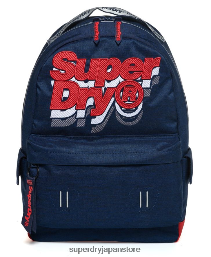ジャッキーモンタナリュックサック 男性 Superdry アクセサリー 海軍 2J62PZ1860