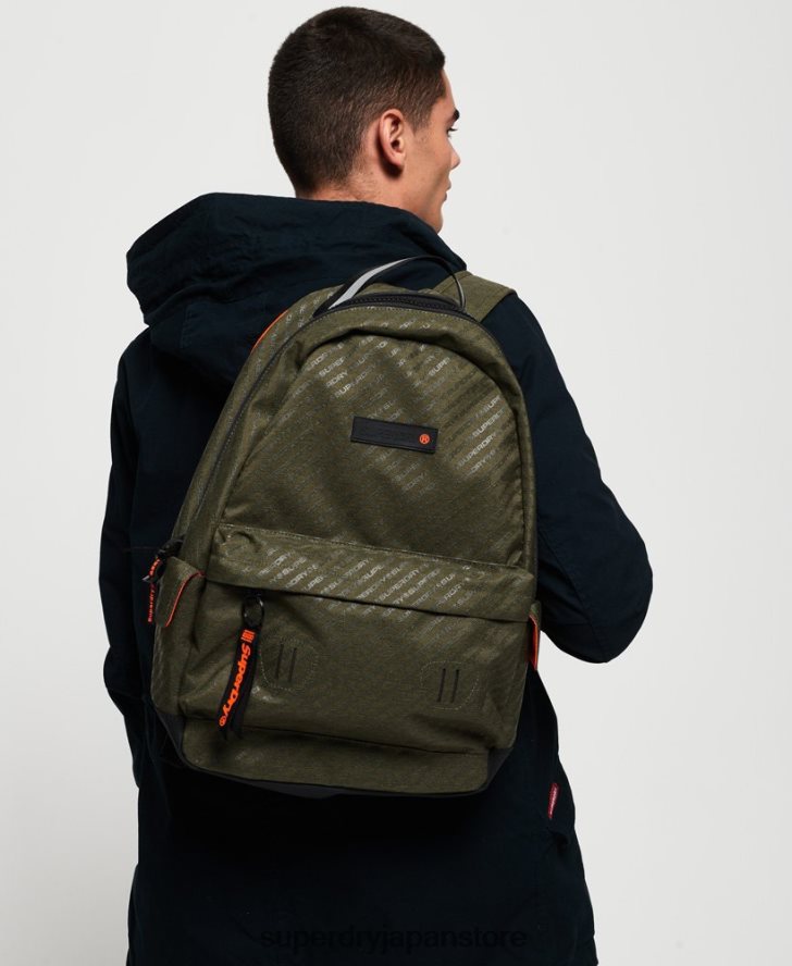 中空モンタナリュックサック 男性 Superdry アクセサリー 緑 2J62PZ1861