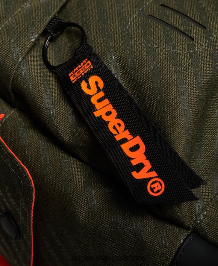 中空モンタナリュックサック 男性 Superdry アクセサリー 緑 2J62PZ1861