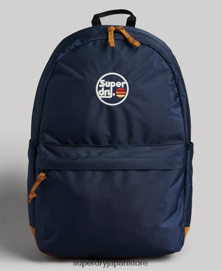 ヴィンテージ マイクロ刺繍入りモンタナ バックパック 女性 Superdry アクセサリー 海軍 2J62PZ1863