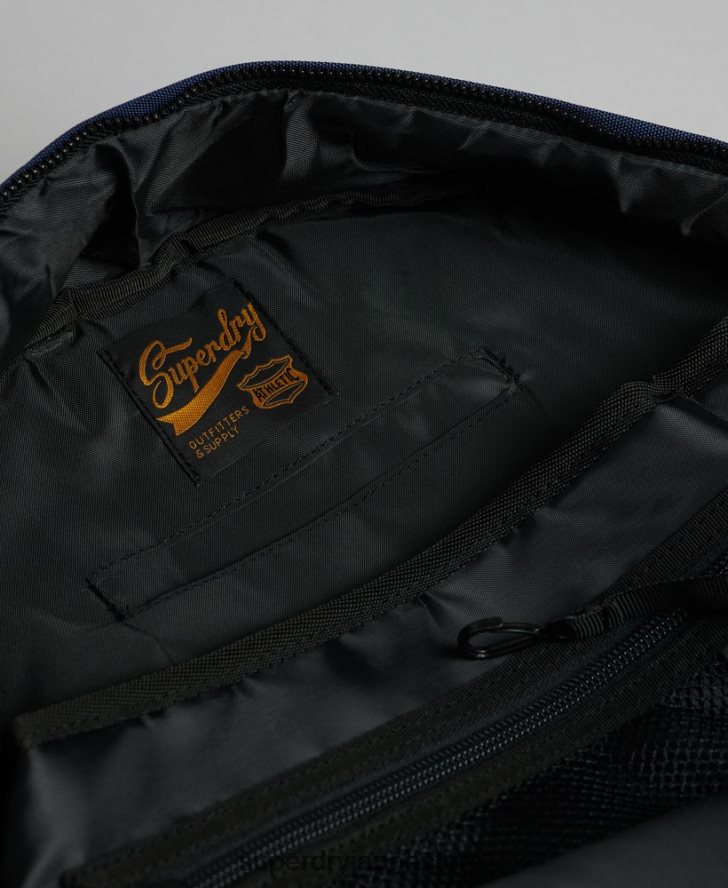 ヴィンテージ マイクロ刺繍入りモンタナ バックパック 女性 Superdry アクセサリー 海軍 2J62PZ1863