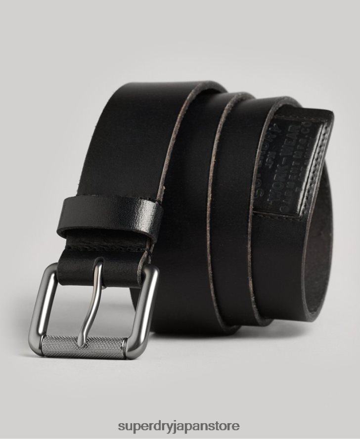 バッジマンベルト 男性 Superdry アクセサリー 黒 2J62PZ1870