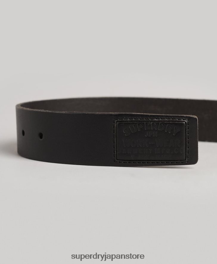 バッジマンベルト 男性 Superdry アクセサリー 黒 2J62PZ1870