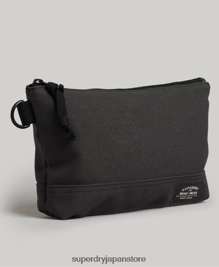 クラシックなウォッシュバッグ 男性 Superdry アクセサリー 濃い灰色 2J62PZ1873