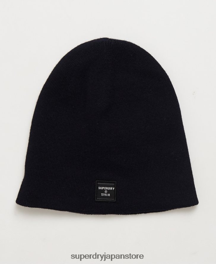 上質で贅沢なビーニーハット 男性 Superdry アクセサリー 海軍 2J62PZ1880