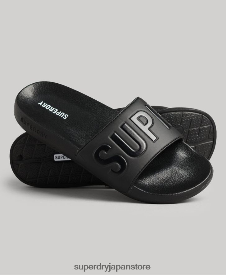 コアプールスライダー 男性 Superdry 靴 黒 2J62PZ1884