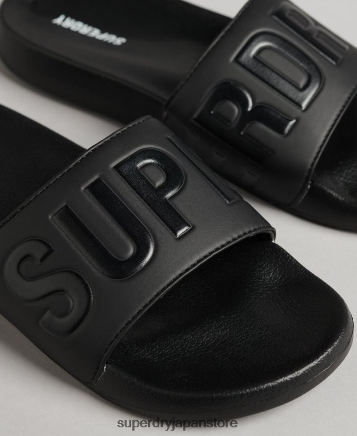 コアプールスライダー 男性 Superdry 靴 黒 2J62PZ1884