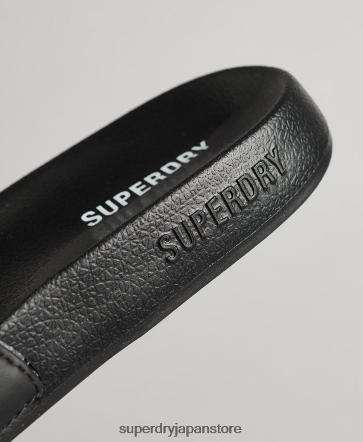 コアプールスライダー 男性 Superdry 靴 黒 2J62PZ1884