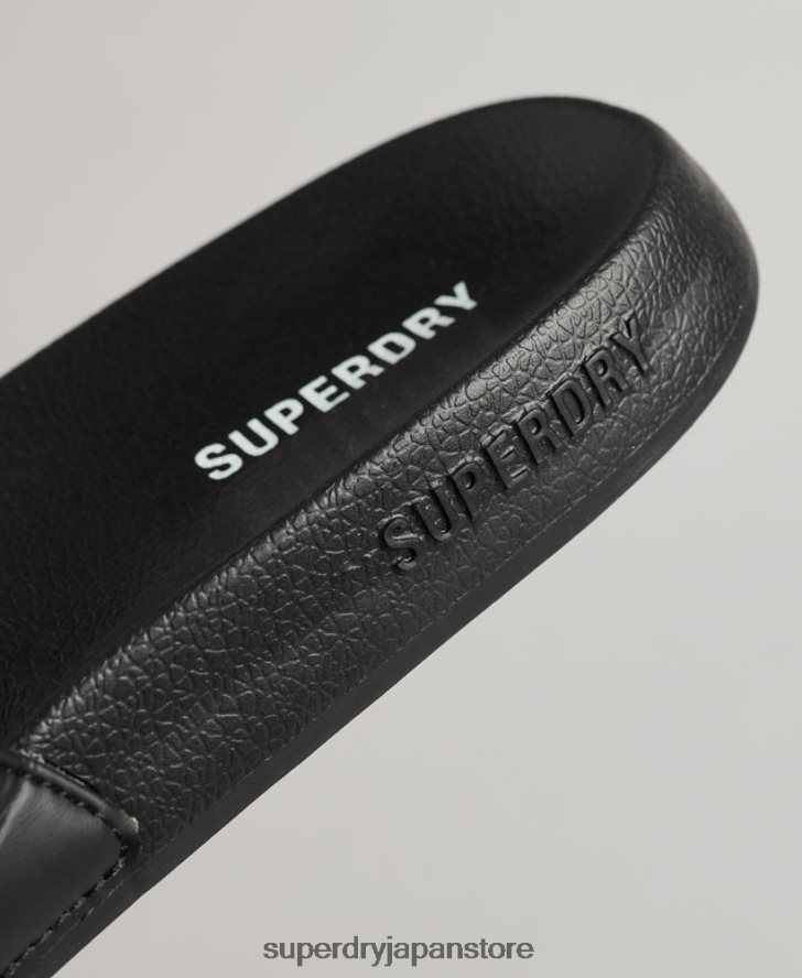 コアプールスライダー 男性 Superdry 靴 黒 2J62PZ1887