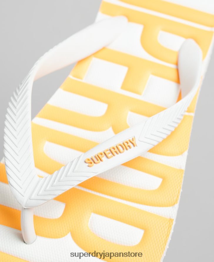 ビーガンビーチサンダル 男性 Superdry 靴 白 2J62PZ1902