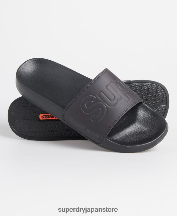 マジックカモ柄のビーチスライダー 男性 Superdry 靴 緑 2J62PZ1945
