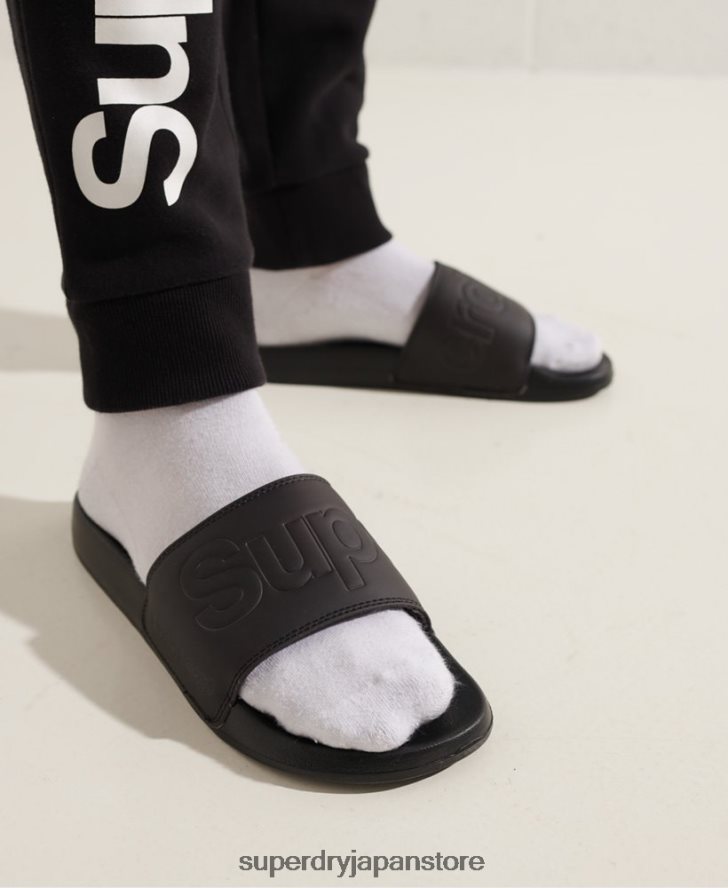 マジックカモ柄のビーチスライダー 男性 Superdry 靴 緑 2J62PZ1945
