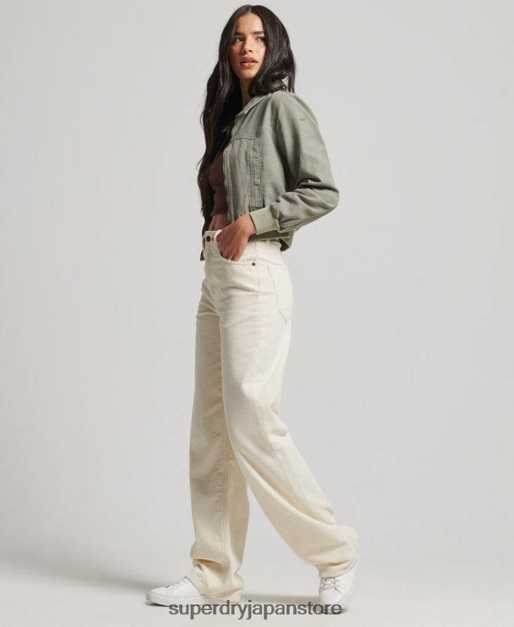 インディークラブ キャンバスジャケット 女性 Superdry 衣類 緑 2J62PZ1956